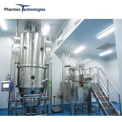 &amp;lt; 1.3 Mixer Pharmaceutical Fluid Bed Granulator Drying Granulator Fluid Bed Dryer Equipment