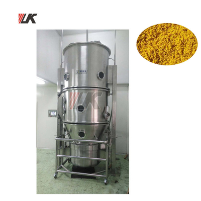 Powder Lab Small Scale Agglomeration Continuous Spray Bed Dryer For Fluidized Milk Powder Granulator Machine Fluid Granulation