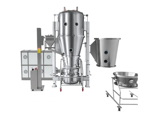 High Yield Drying Machine FG Fluid Bed Rotisserie Fluid Bed Dryer Coffee Burner Granulator Furnace Vertical Fluidized Bed Coffee Burner
